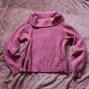 Urban Heritage Mauve Cowl Neck Sweater